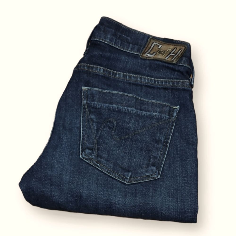 Citizens of Humanity Avedon Low Rise Skinny Jeans Dark Wash US 24